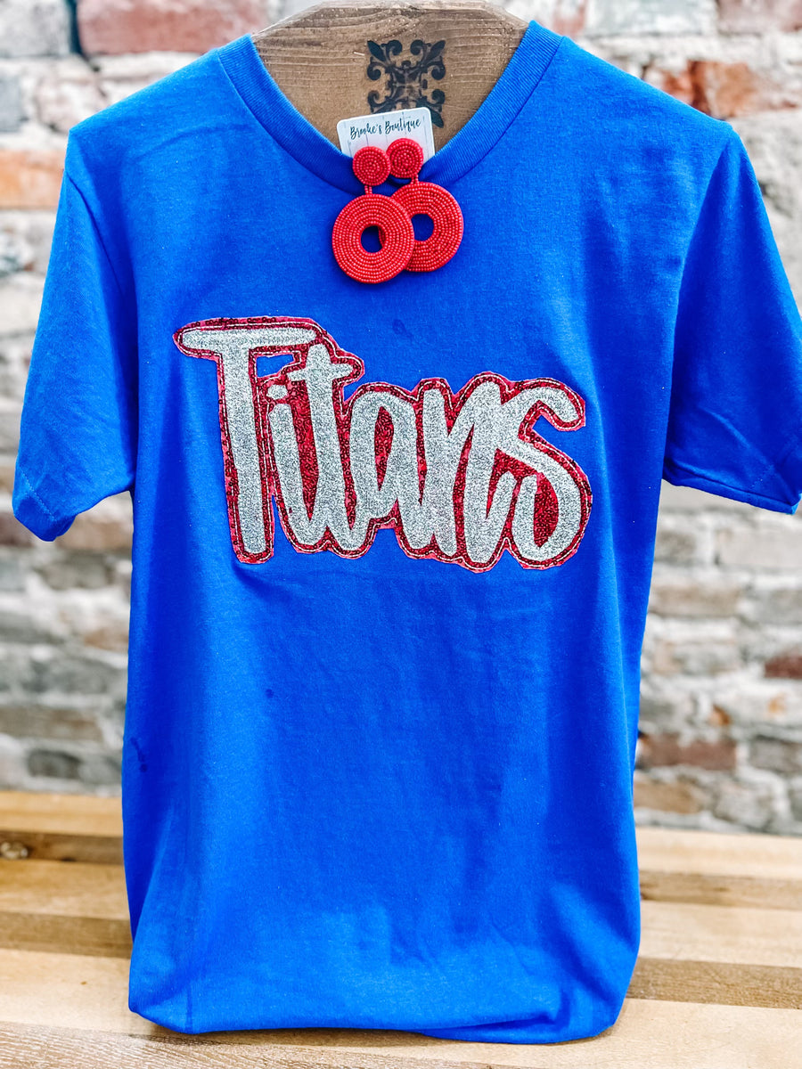 Sequin Titans Tee – Brooke's Boutique KY