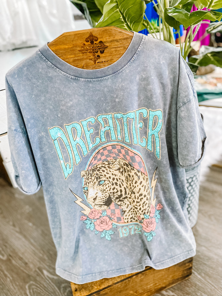 Dreamer Leopard Graphic Tee