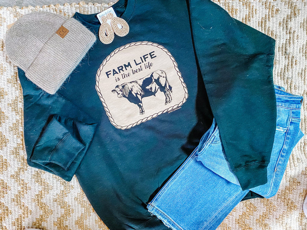 
            
                Load image into Gallery viewer, Farm Life Best Life Sweatshirt
            
        