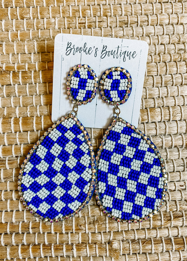 Checkered Earrings