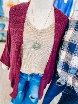
            
                Load image into Gallery viewer, Free Fall Cardigan-Plum
            
        