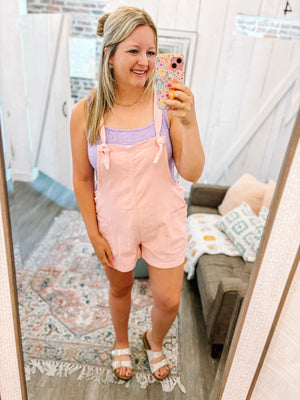 Just A Thought Overall Romper