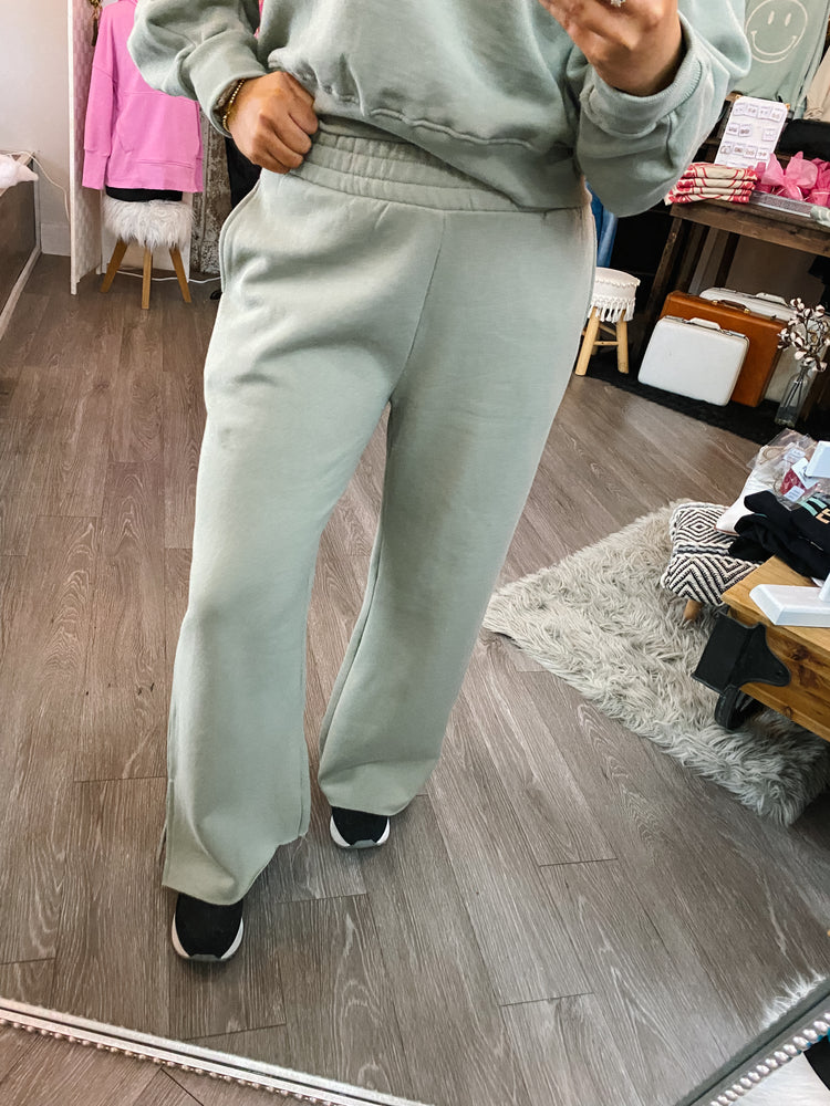 
            
                Load image into Gallery viewer, The Charly Sweatpants-Sage
            
        