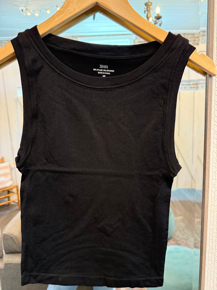 Seamless Tank - Black