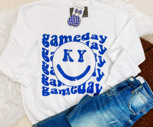 Smiley Game Day Pullover