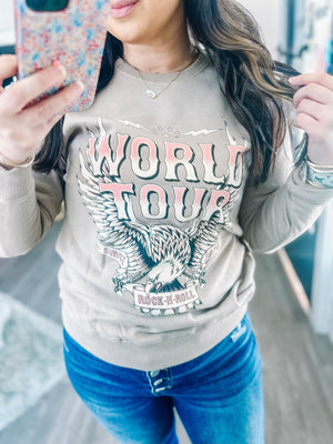 World Tour Rock & Roll Eagle Sweatshirt