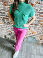 Instant Attraction Sweater-Green