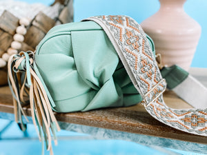 
            
                Load image into Gallery viewer, The Front Knot Crossbody- Mint
            
        