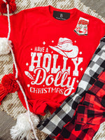 Holly Dolly Christmas Tee